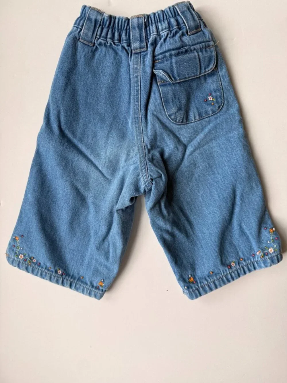 GAP Kids Floral Embroidered Jeans